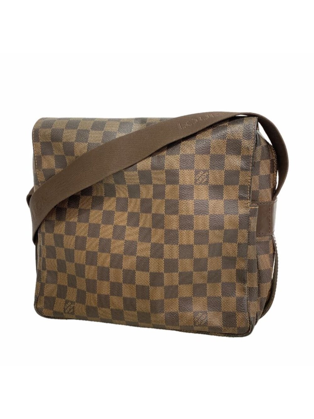 Louis Vuitton Shoulder Bag Damier Naviglio Ebene